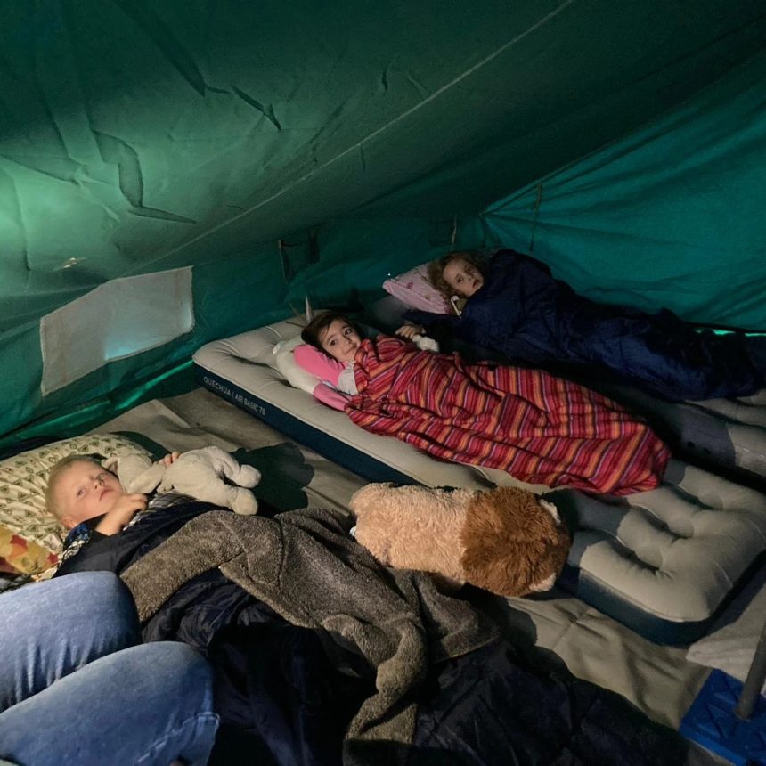 Kamperen en logeren oudste kleuters